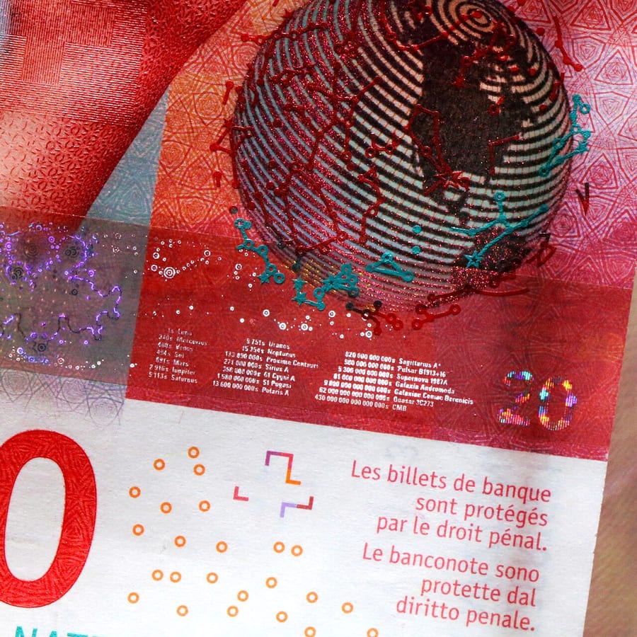 Billet 20 CHF